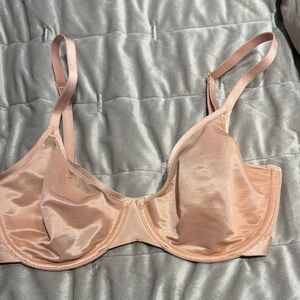 Soma Satin Underwire Bra in Soft Pink